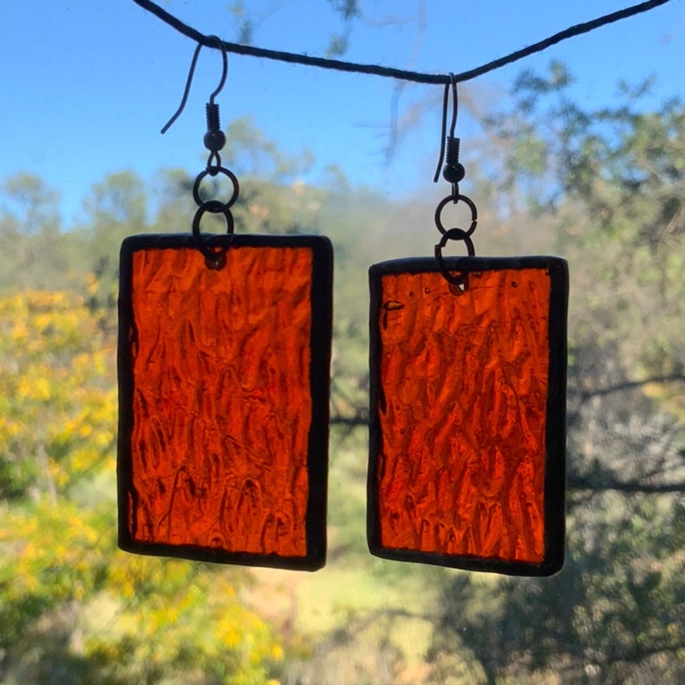 Stained Glass Earrings